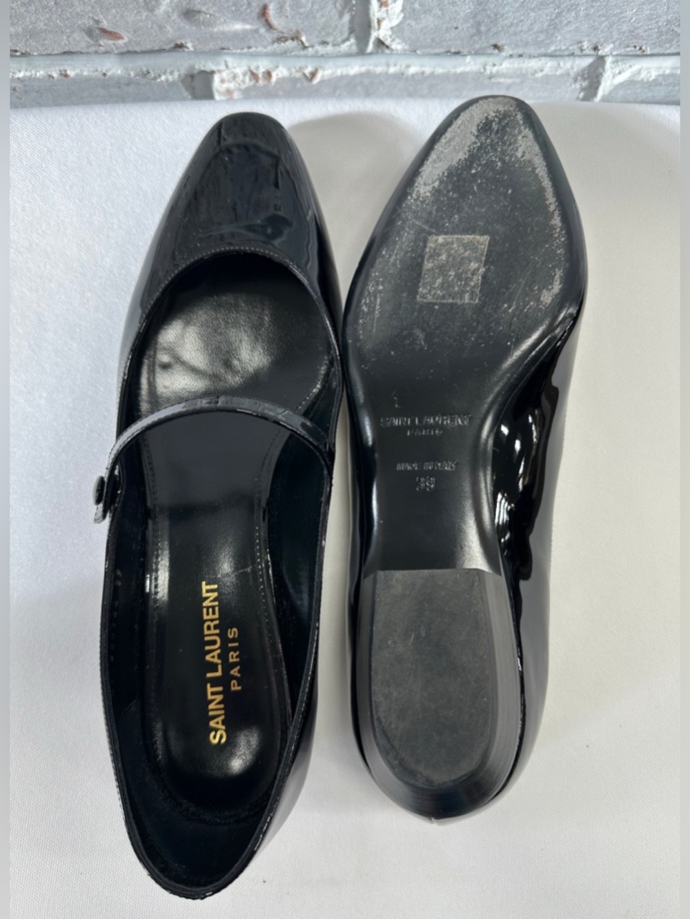Saint Laurent MaryJane Flats - Picture 2 of 7